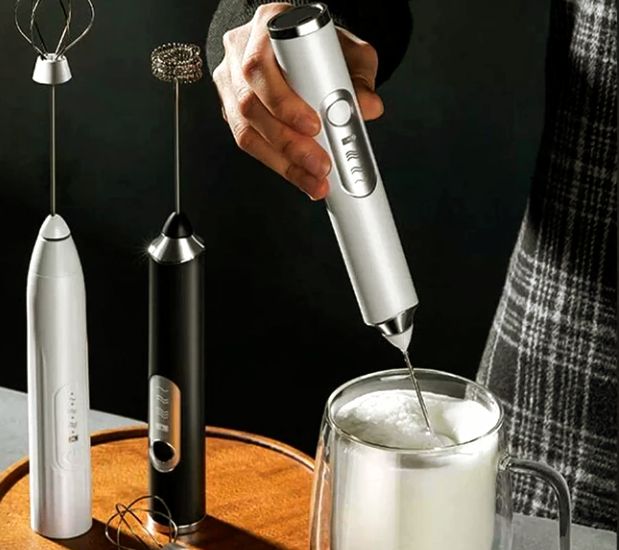 Batedor de Cafe e Leite USB Recarregavel