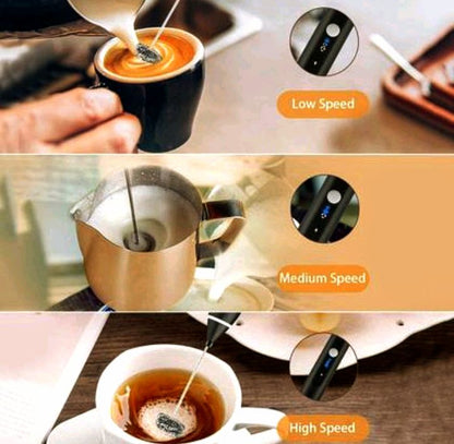 Batedor de Cafe e Leite USB Recarregavel