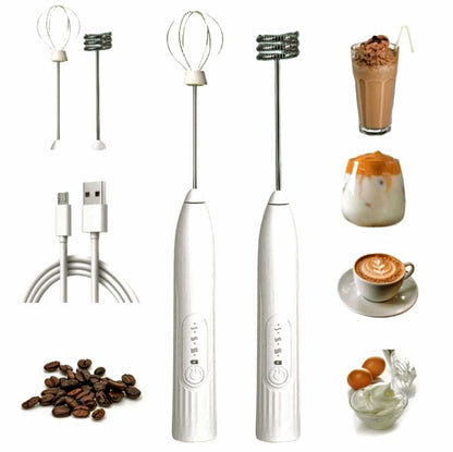 Batedor de Cafe e Leite USB Recarregavel
